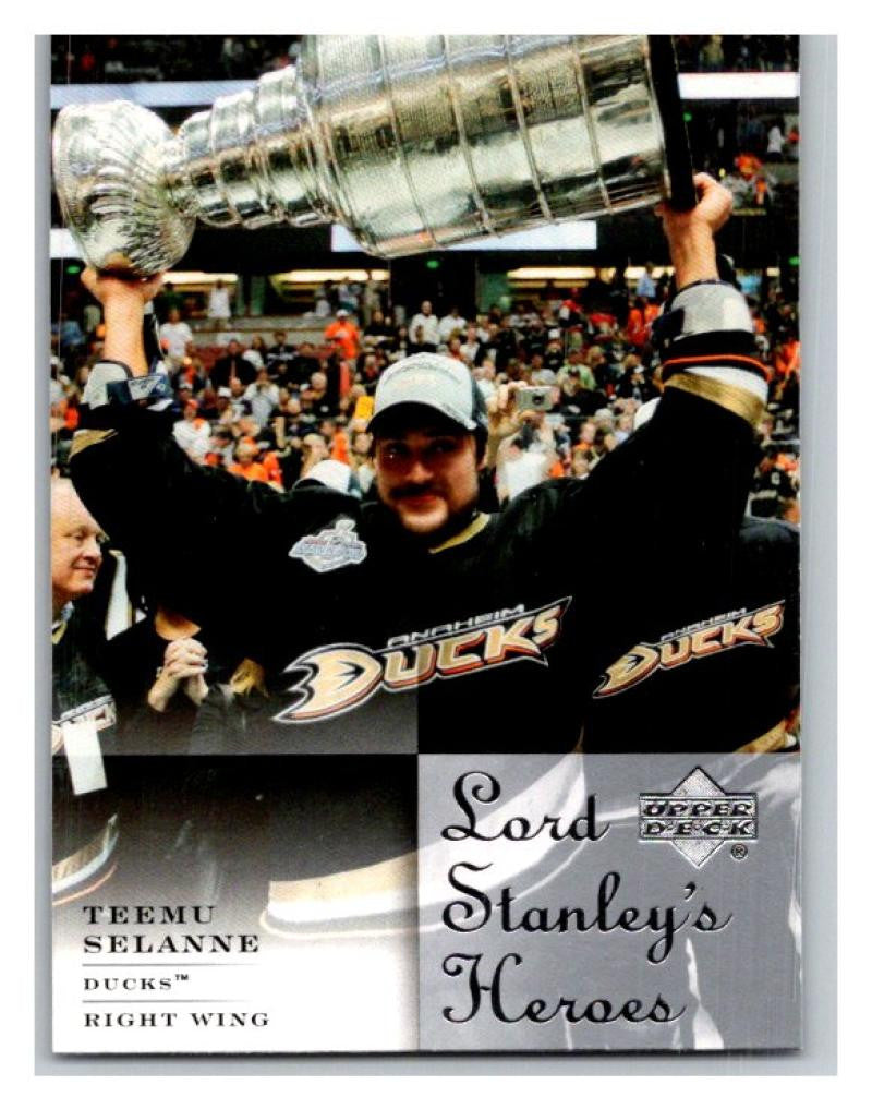 2007-08 Upper Deck Lord Stanley's Heroes #LSH1 Teemu Selanne NM-MT Hockey 02720