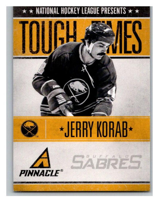 2010-11 Pinnacle Tough Times #JK Jerry Korab NM-MT Hockey NHL Sabres 02731 Image 1