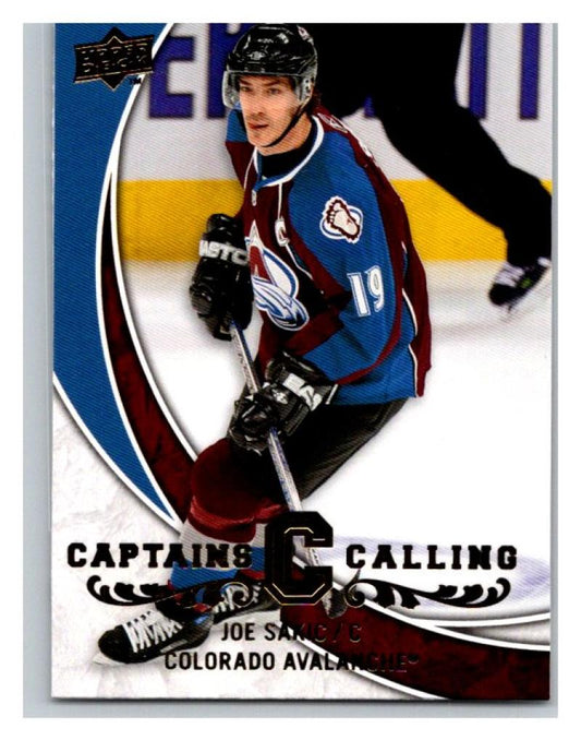 2008-09 Upper Deck Captains Calling #CPT3 Joe Sakic NM-MT Hockey Avalanche 02737 Image 1