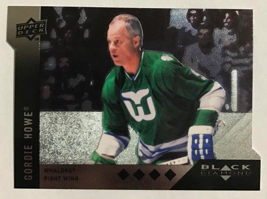 2009 Black Diamond Horizontal Perimeter Die-Cut #BD29 Gordie Howe NM-MT 02765 Image 1