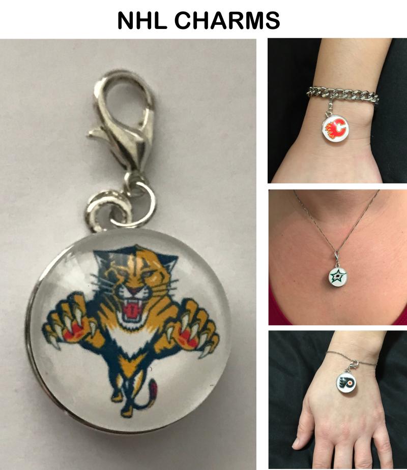 Florida Panthers NHL Clip Charm for Bracelets, Necklaces, etc. Image 1