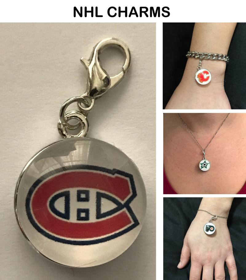 Montreal Canadiens NHL Clip Charm for Bracelets, Necklaces, etc. Image 1