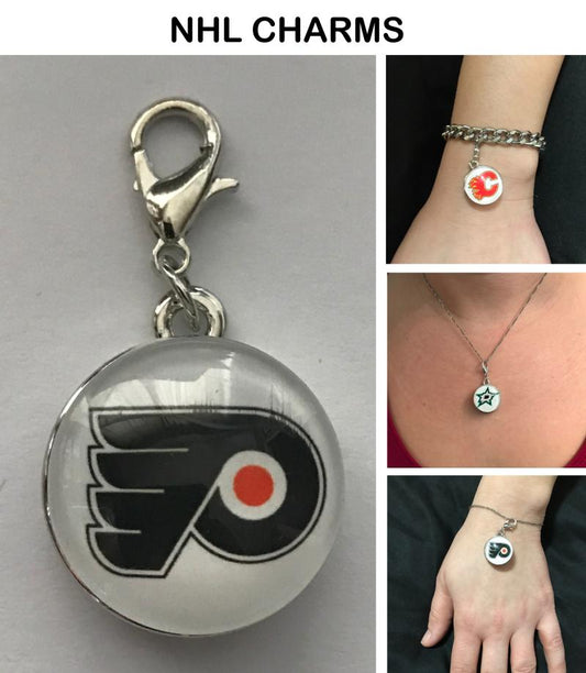 Philadelphia Flyers NHL Clip Charm for Bracelets, Necklaces, etc. Image 1