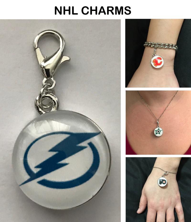 Tampa Bay Lightning NHL Clip Charm for Bracelets, Necklaces, etc. Image 1