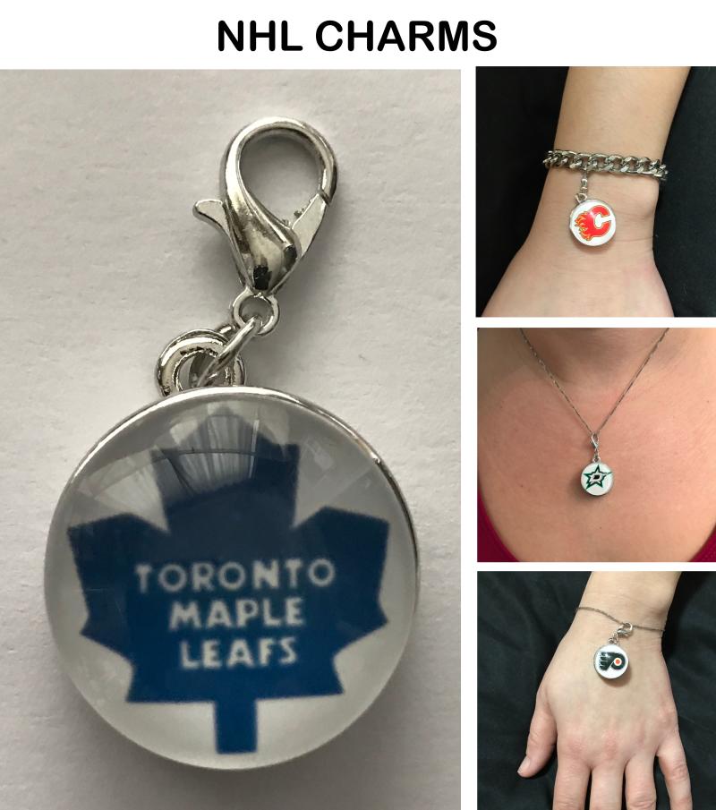 Toronto Maple Leafs NHL Clip Charm for Bracelets, Necklaces, etc. Image 1