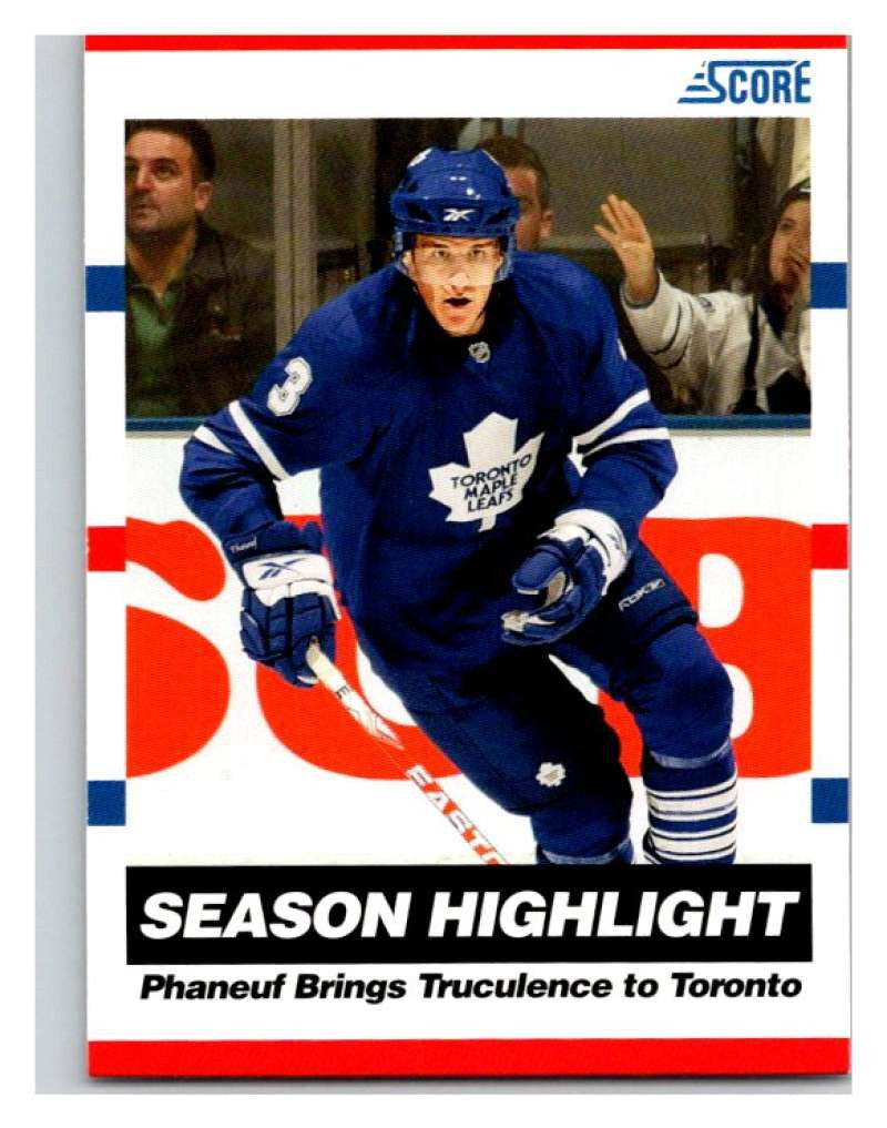 (HCW) 2010-11 Score Glossy #18 Dion Phaneuf Maple Leafs Mint