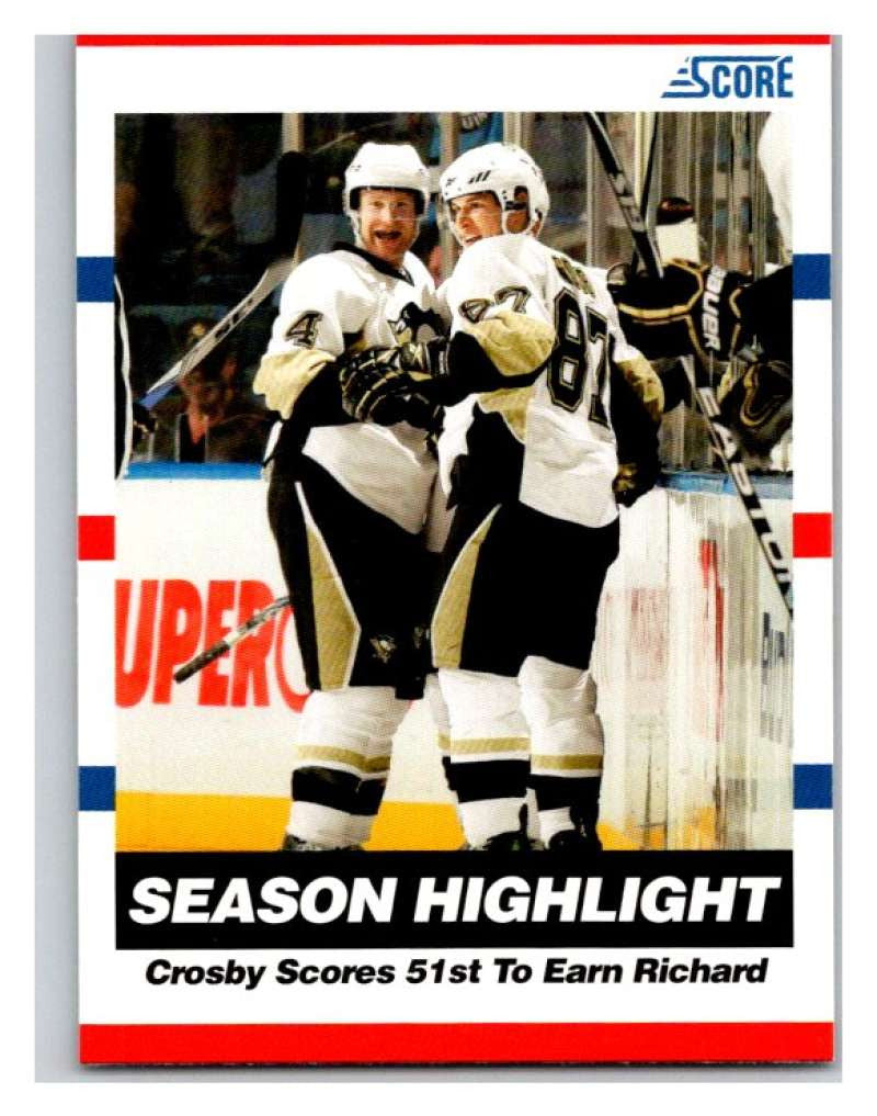 (HCW) 2010-11 Score Glossy #25 Sidney Crosby Penguins Mint