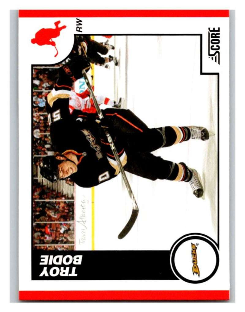 (HCW) 2010-11 Score Glossy #43 Troy Bodie Ducks Mint