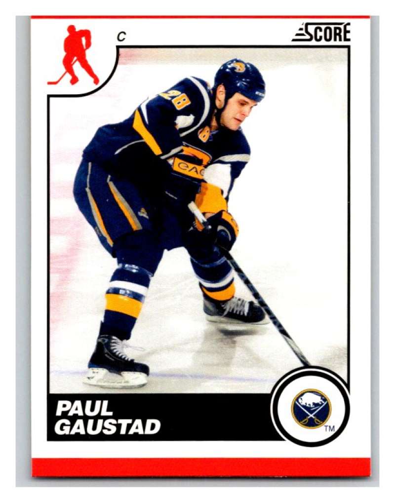 (HCW) 2010-11 Score Glossy #86 Paul Gaustad Sabres Mint Image 1