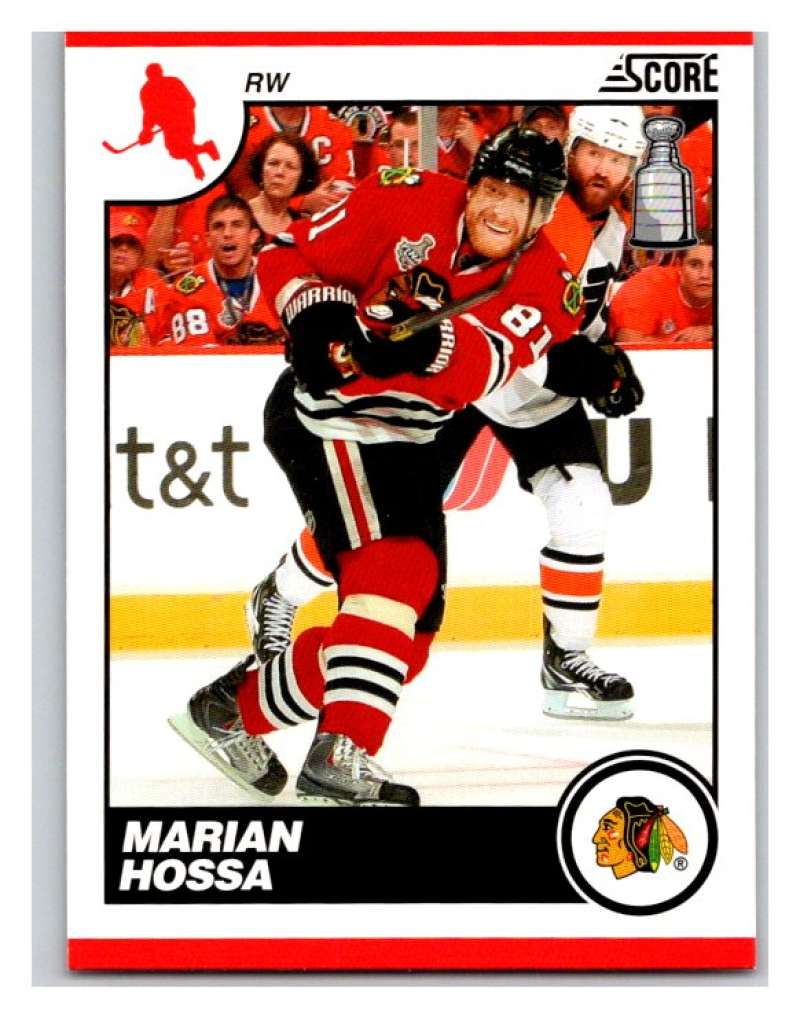 (HCW) 2010-11 Score Glossy #126 Marian Hossa Blackhawks Mint Image 1