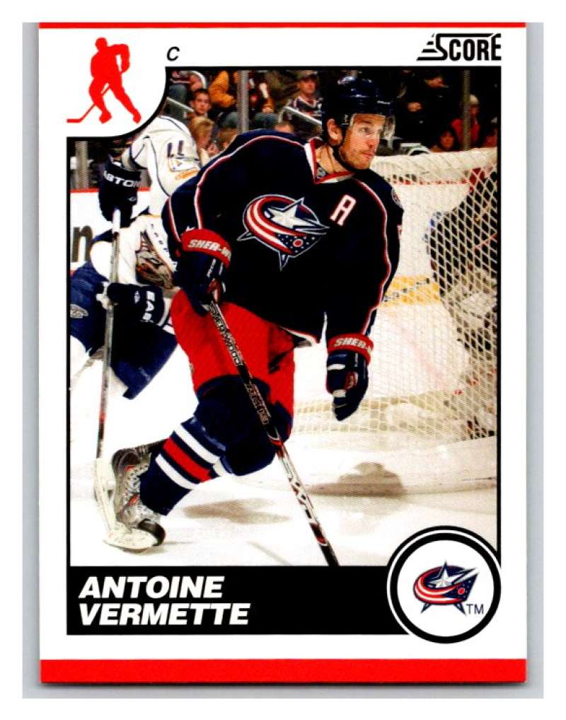 (HCW) 2010-11 Score Glossy #159 Antoine Vermette Blue Jackets Mint Image 1