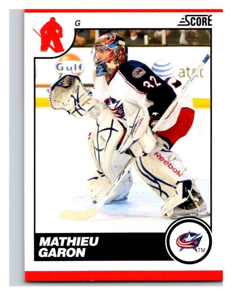 (HCW) 2010-11 Score Glossy #170 Mathieu Garon Blue Jackets Mint