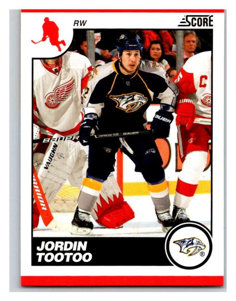 (HCW) 2010-11 Score Glossy #279 Jordin Tootoo Predators Mint