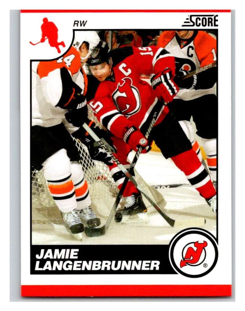 (HCW) 2010-11 Score Glossy #294 Jamie Langenbrunner NJ Devils Mint Image 1