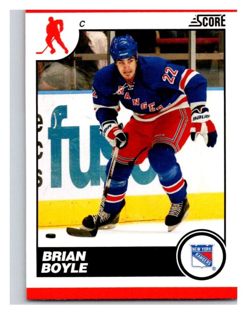 (HCW) 2010-11 Score Glossy #328 Brian Boyle NY Rangers Mint Image 1