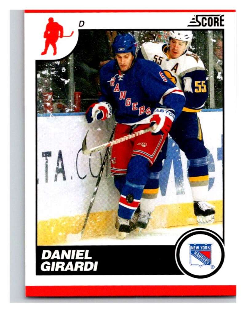 (HCW) 2010-11 Score Glossy #332 Daniel Girardi NY Rangers Mint Image 1