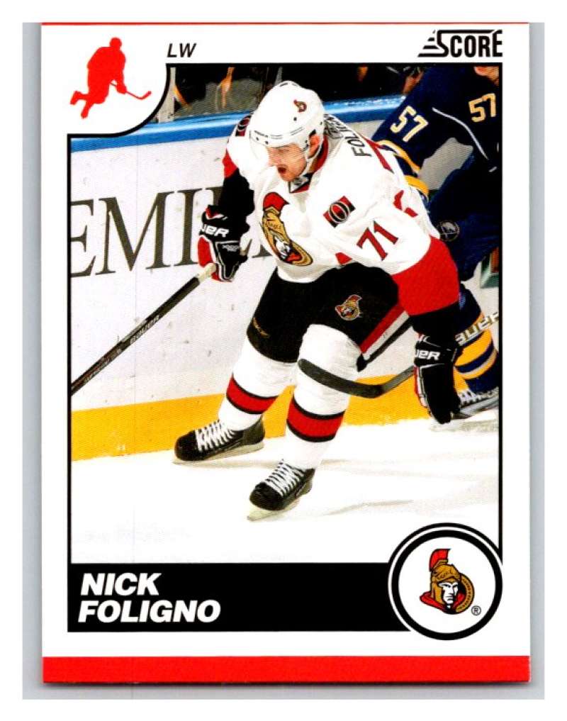 (HCW) 2010-11 Score Glossy #343 Nick Foligno Senators Mint Image 1