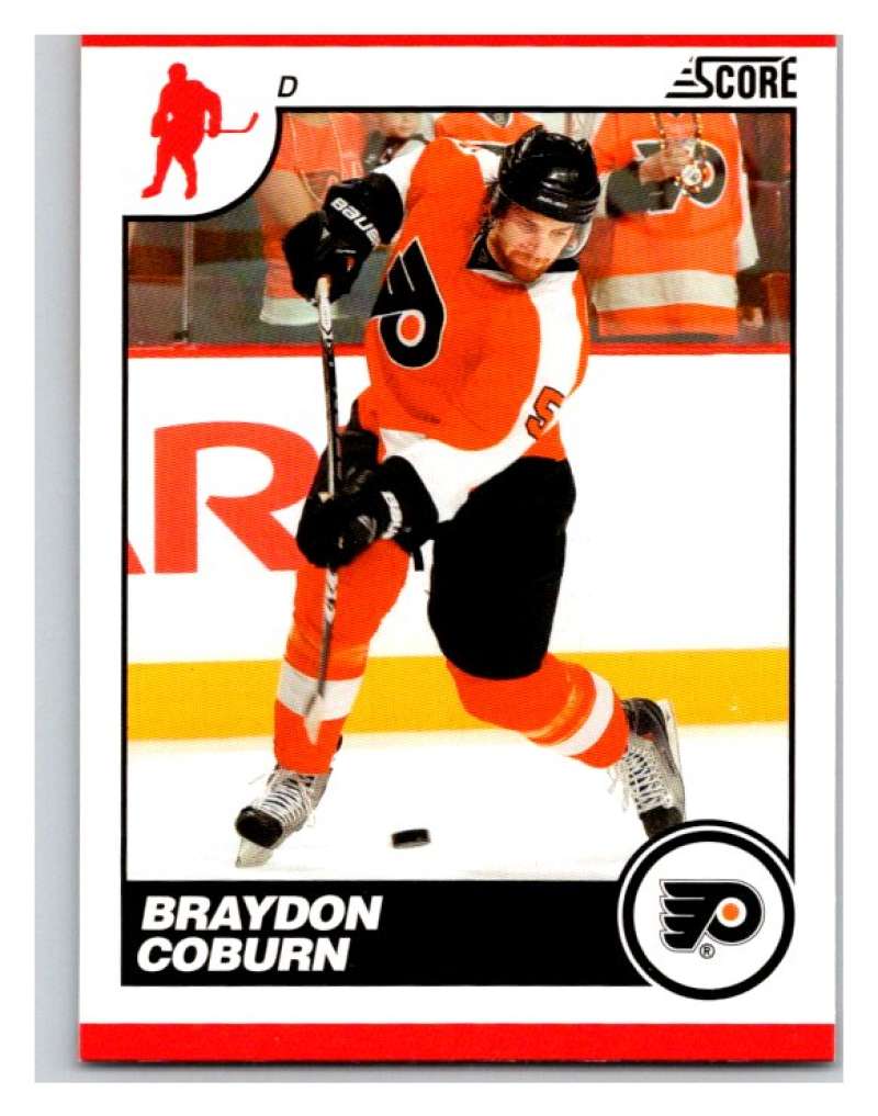(HCW) 2010-11 Score Glossy #362 Braydon Coburn Flyers Mint Image 1