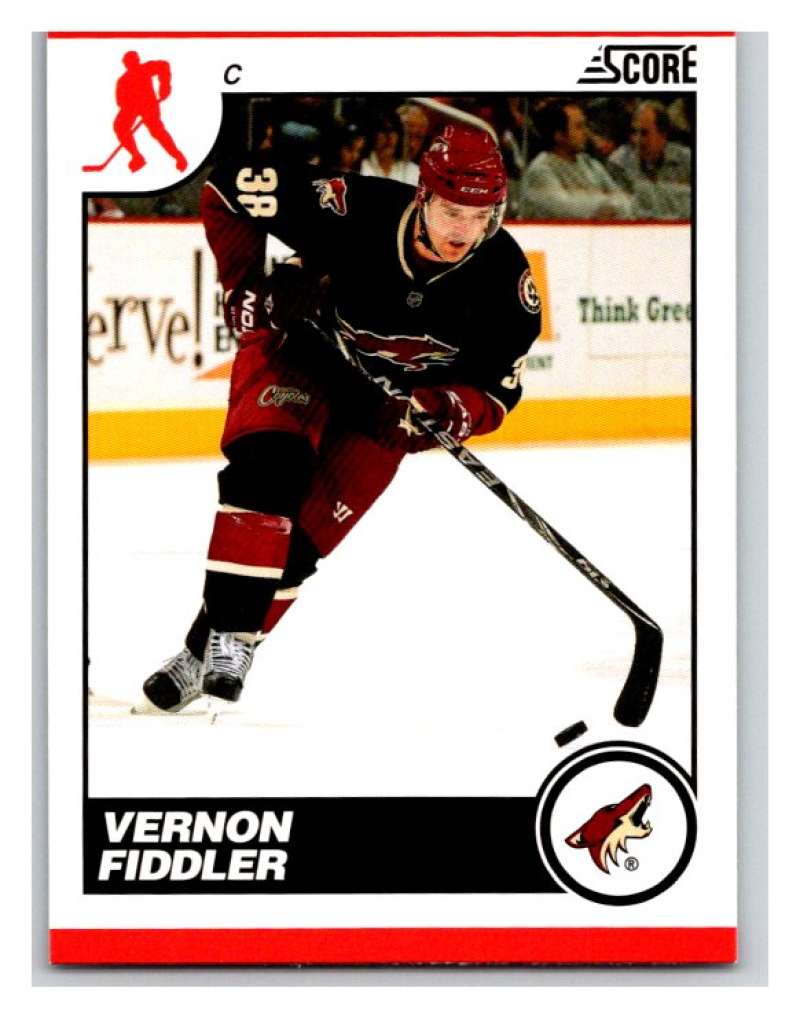 (HCW) 2010-11 Score Glossy #371 Vernon Fiddler Coyotes Mint Image 1