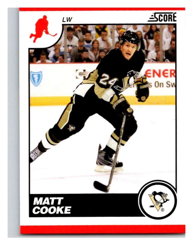 (HCW) 2010-11 Score Glossy #389 Matt Cooke Penguins Mint Image 1
