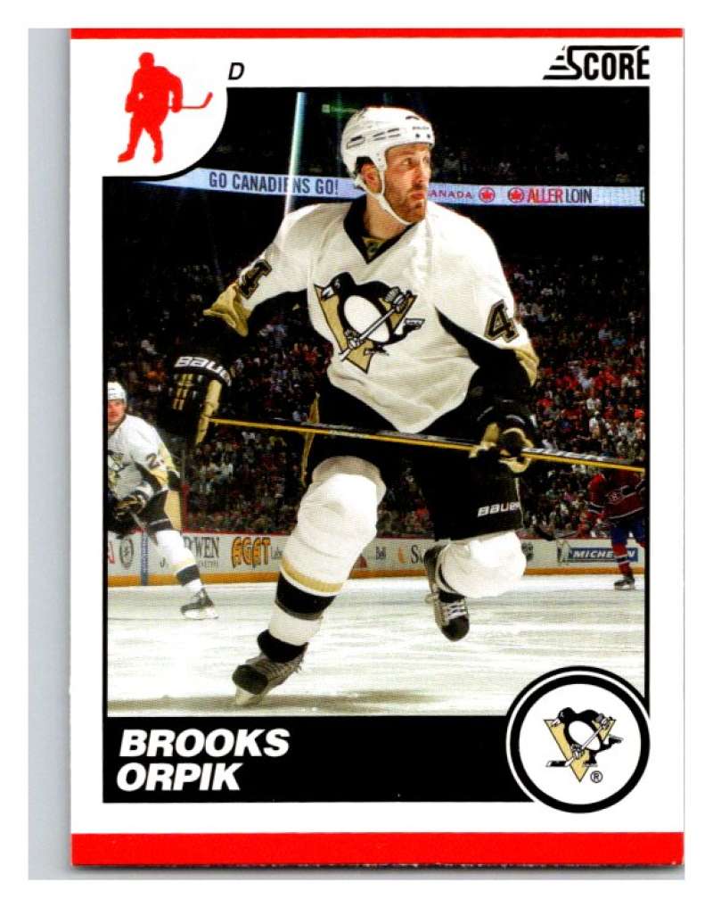 (HCW) 2010-11 Score Glossy #390 Brooks Orpik Penguins Mint Image 1