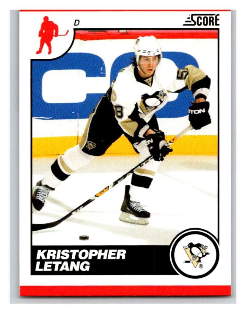 (HCW) 2010-11 Score Glossy #392 Kristopher Letang Penguins Mint Image 1