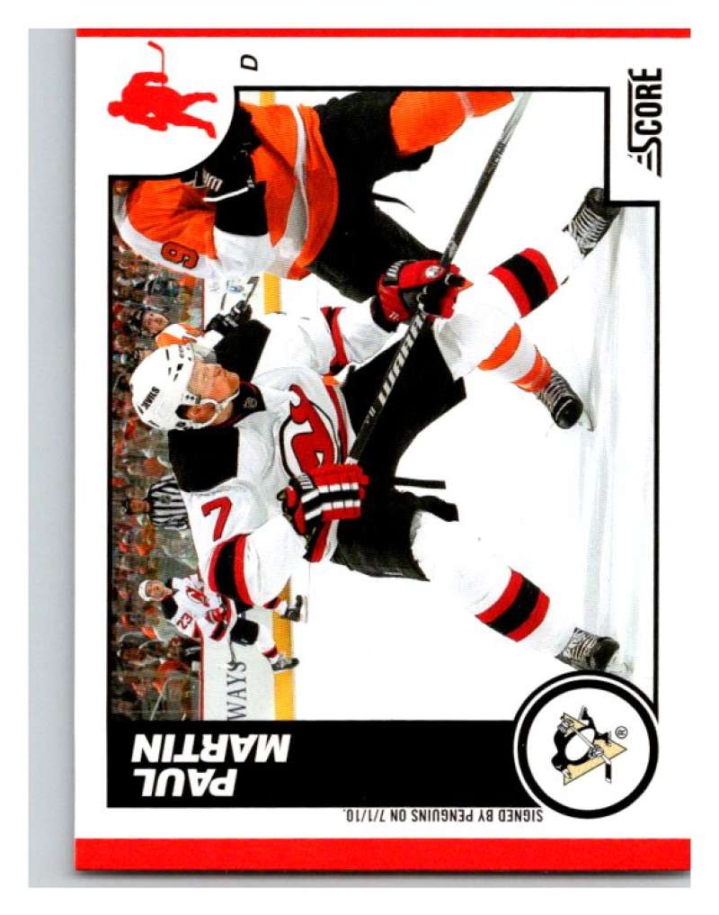 (HCW) 2010-11 Score Glossy #395 Paul Martin Penguins Mint Image 1
