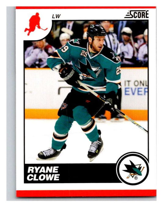 (HCW) 2010-11 Score Glossy #400 Ryane Clowe Sharks Mint Image 1
