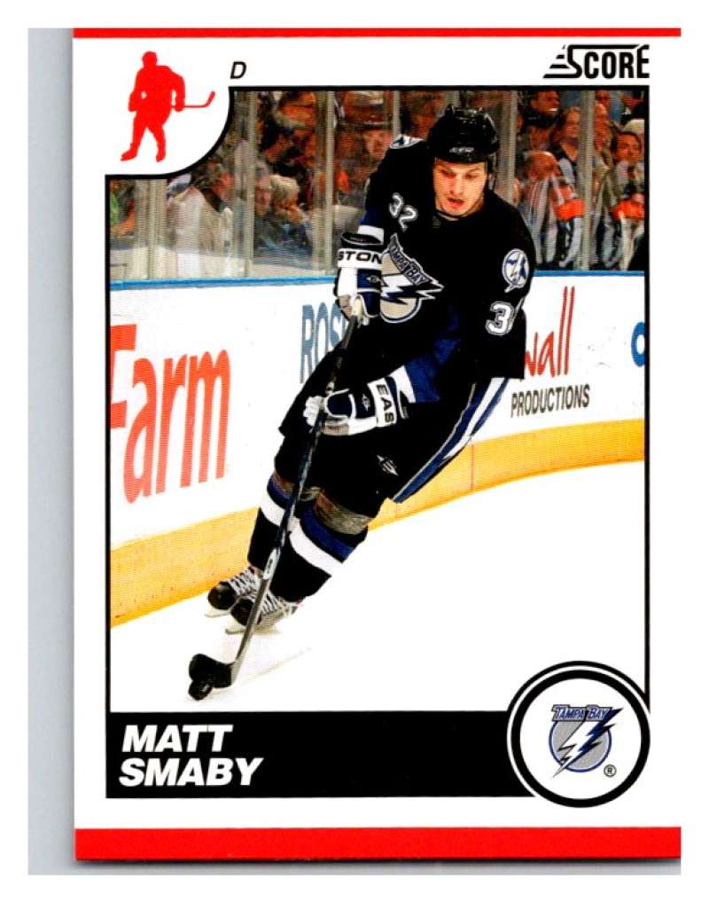 (HCW) 2010-11 Score Glossy #439 Matt Smaby Lightning Mint Image 1