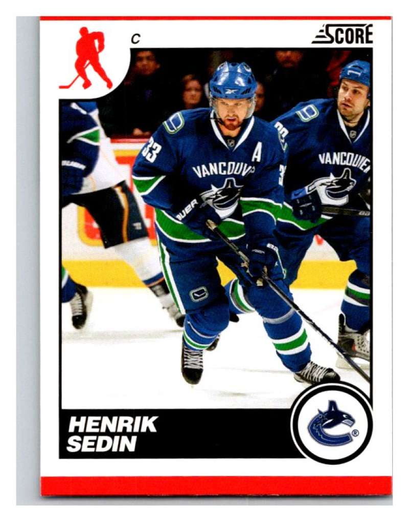 (HCW) 2010-11 Score Glossy #456 Henrik Sedin Canucks Mint Image 1