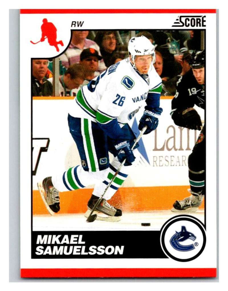 (HCW) 2010-11 Score Glossy #461 Mikael Samuelsson Canucks Mint