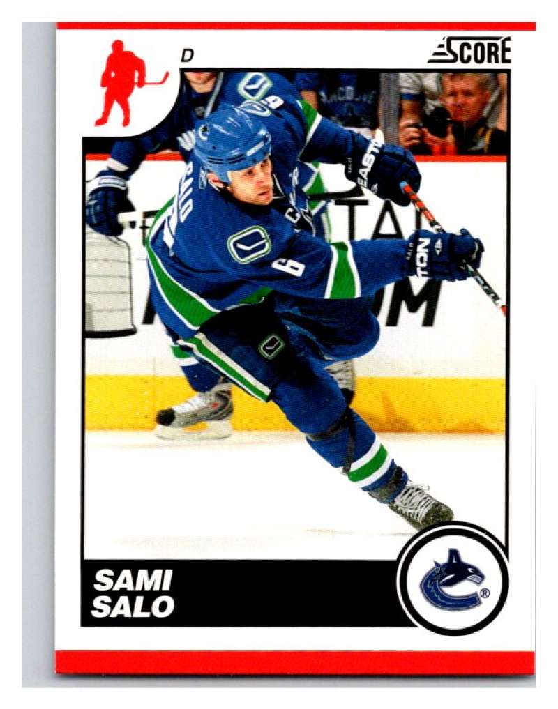 (HCW) 2010-11 Score Glossy #465 Sami Salo Canucks Mint Image 1