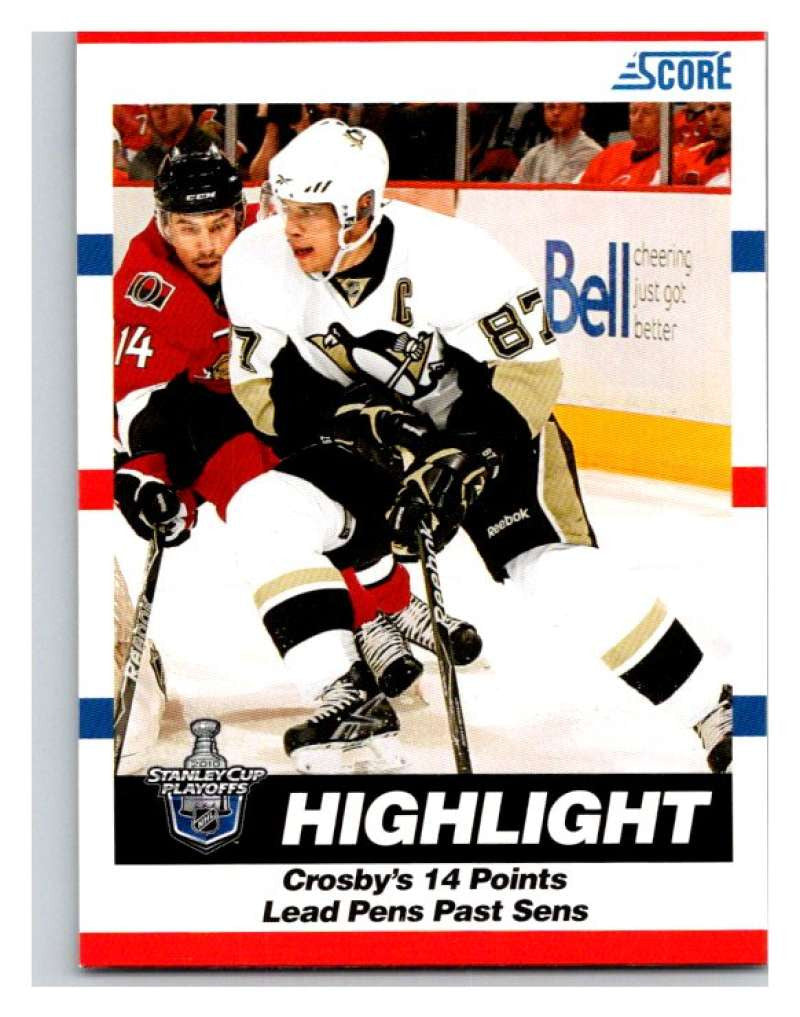 (HCW) 2010-11 Score Glossy #489 Sidney Crosby Penguins Mint