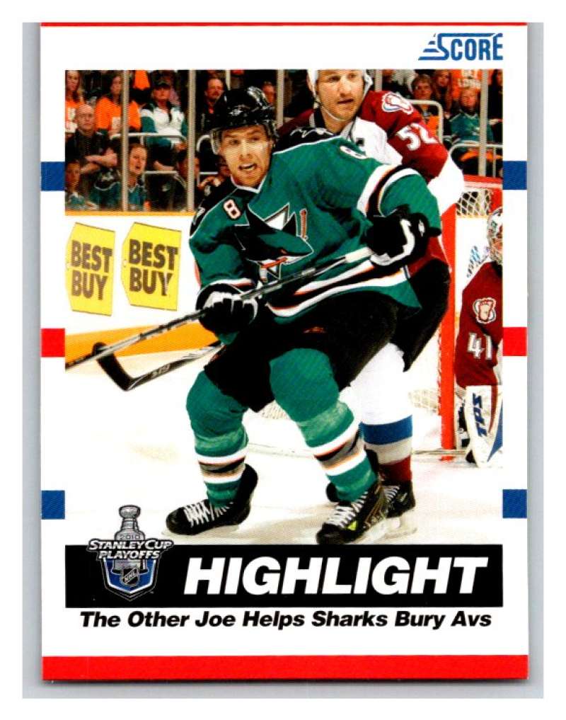 (HCW) 2010-11 Score Glossy #490 Joe Pavelski Sharks Mint Image 1