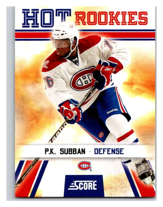 2010-11 Score Glossy #519 P.K. Subban Canadiens Mint
