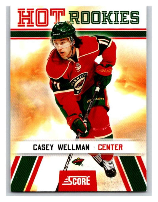 2010-11 Score Glossy #520 Casey Wellman Wild Mint Image 1