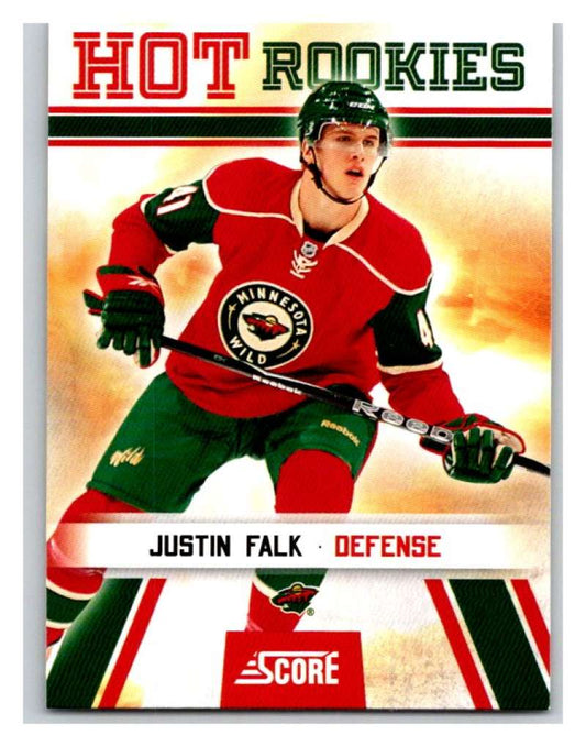 2010-11 Score Glossy #521 Justin Falk Wild Mint Image 1