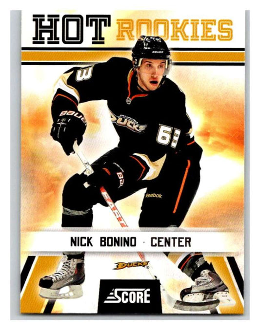 2010-11 Score Glossy #523 Nick Bonino Ducks Mint Image 1