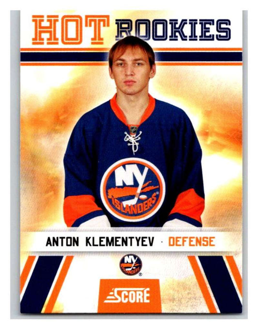 2010-11 Score Glossy #524 Anton Klementyev NY Islanders Mint Image 1