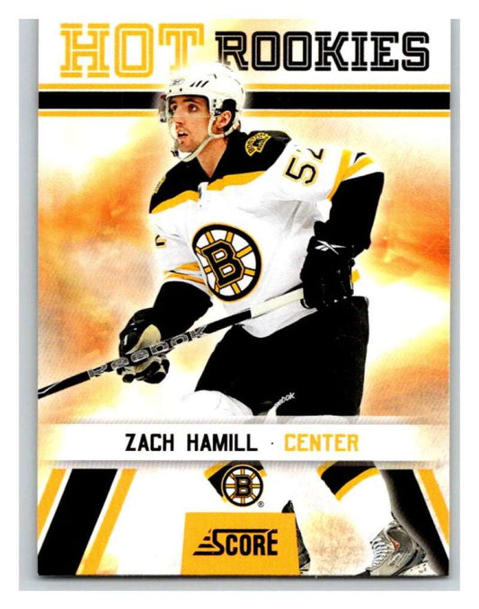 2010-11 Score Glossy #539 Zach Hamill Bruins Mint Image 1