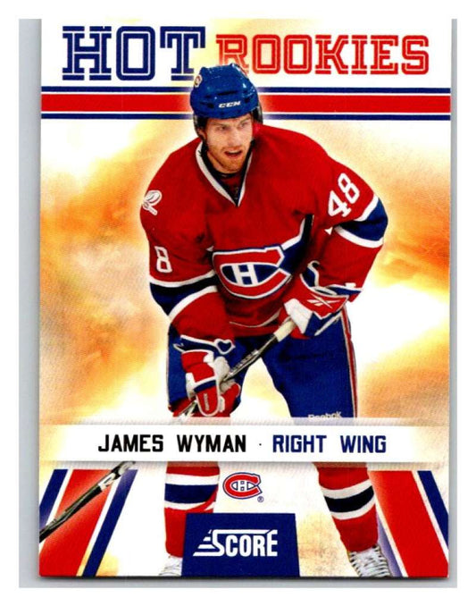 2010-11 Score Glossy #540 James Wyman Canadiens Mint