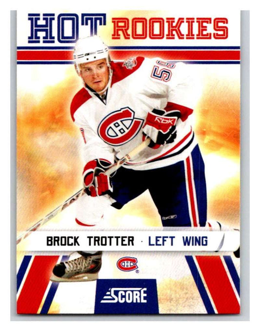 2010-11 Score Glossy #541 Brock Trotter Canadiens Mint Image 1