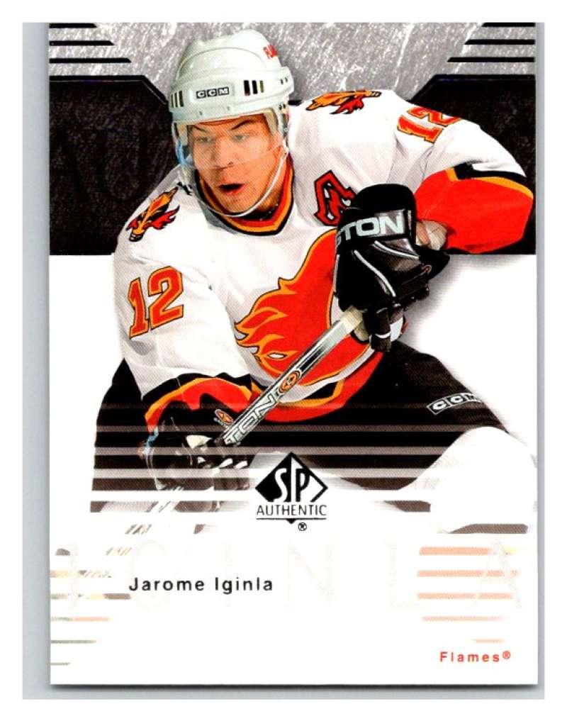 2003-04 SP Authentic #12 Jarome Iginla Mint  Image 1