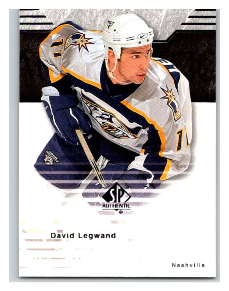 2003-04 SP Authentic #49 David Legwand Mint  Image 1