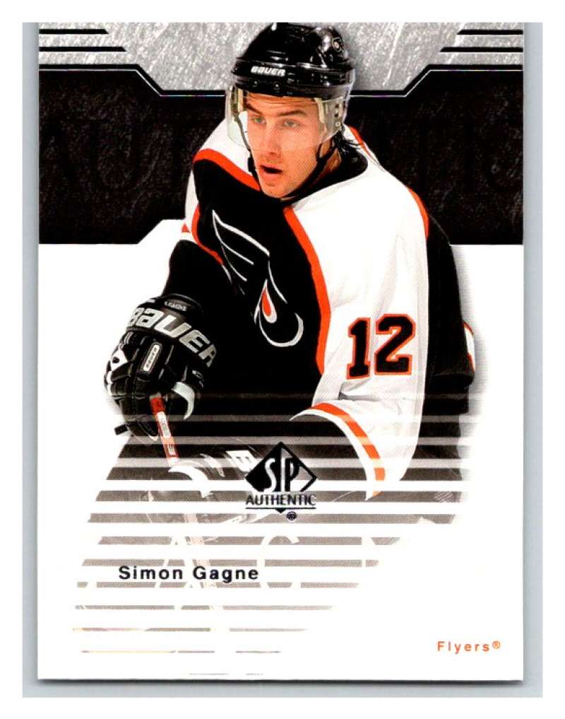 2003-04 SP Authentic #66 Simon Gagne Mint  Image 1