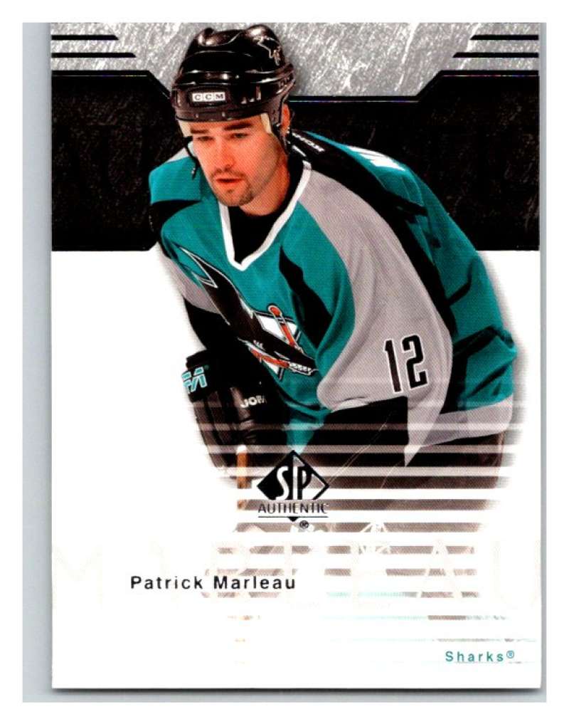 2003-04 SP Authentic #72 Patrick Marleau Mint  Image 1