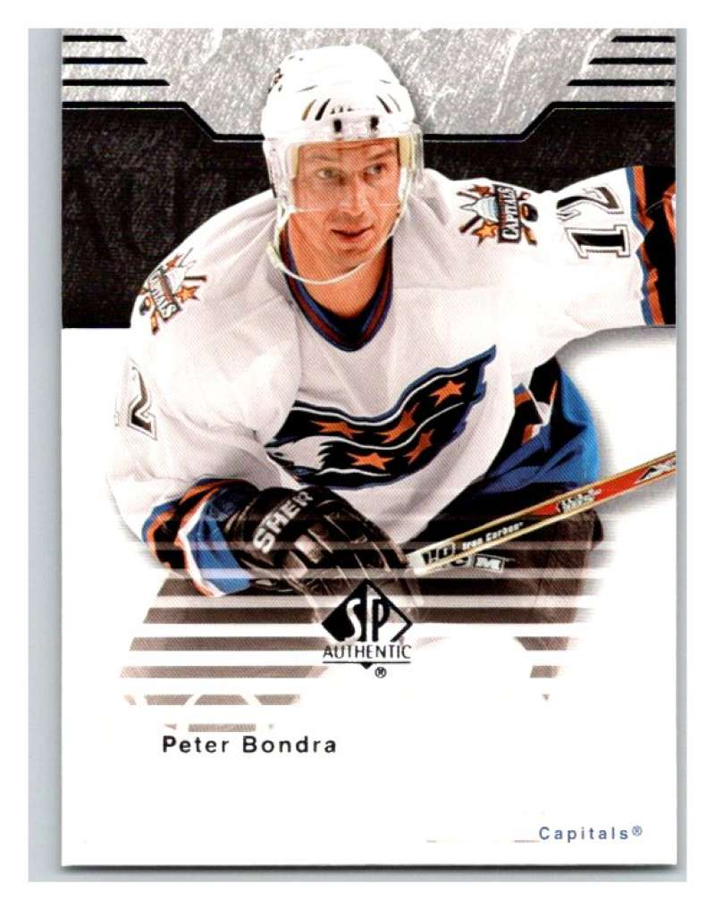 2003-04 SP Authentic #90 Peter Bondra Mint  Image 1