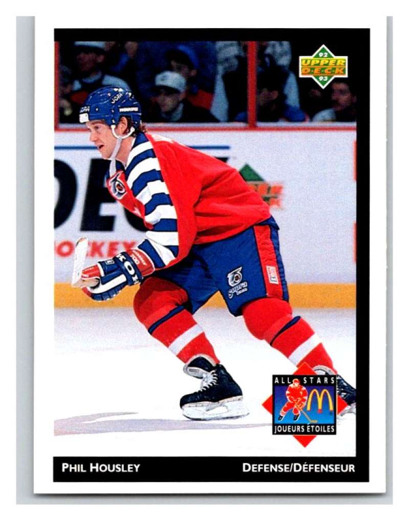 (HCW) 1992-93 McDonald's Upper Deck #8 Phil Housley Winn Jets Mint NHL Image 1