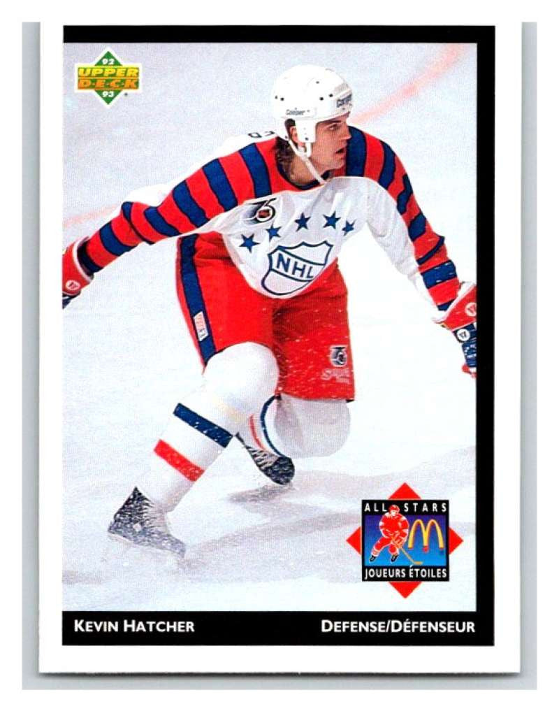 (HCW) 1992-93 McDonald's Upper Deck #19 Kevin Hatcher Capitals Mint NHL