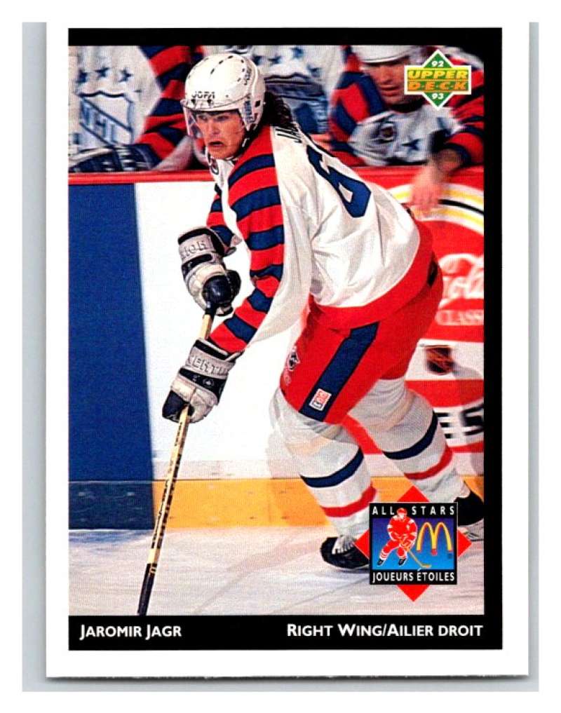 (HCW) 1992-93 McDonald's Upper Deck #20 Jaromir Jagr Penguins Mint NHL Image 1